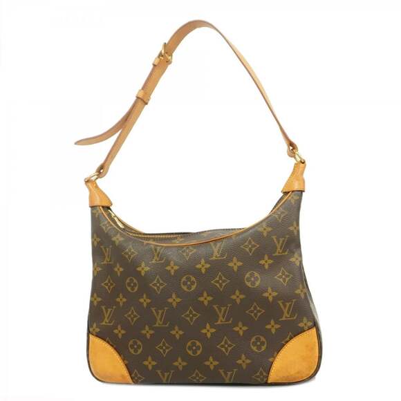 LOUIS VUITTON Brown Monogram Boulogne 30 Shoulder Bag